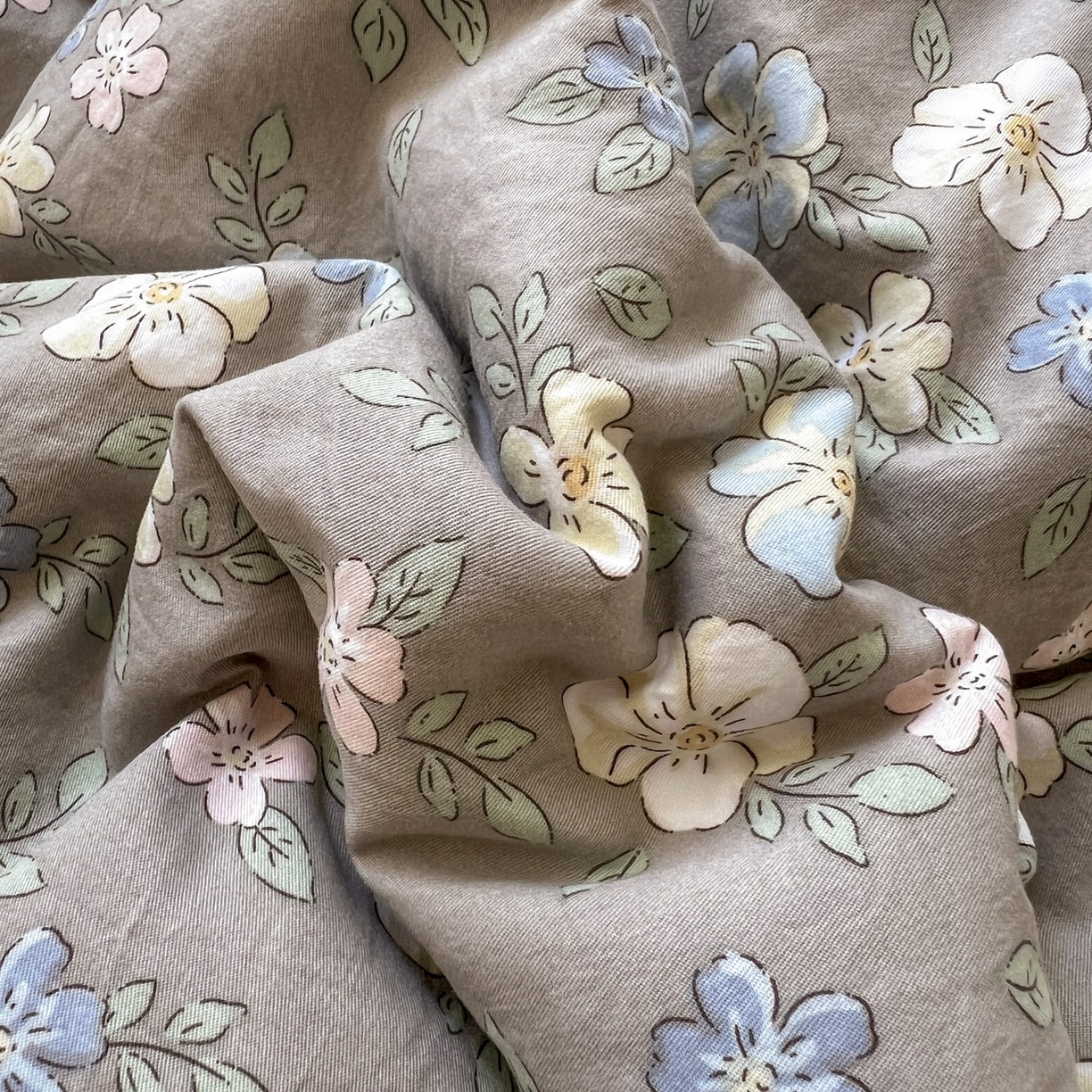 91家纺网 家纺一手货源 找家纺 亨通家纺 2025新款爆款韩国小布袋古法水洗棉云感棉四件套【提供买家秀】 花田玉暖