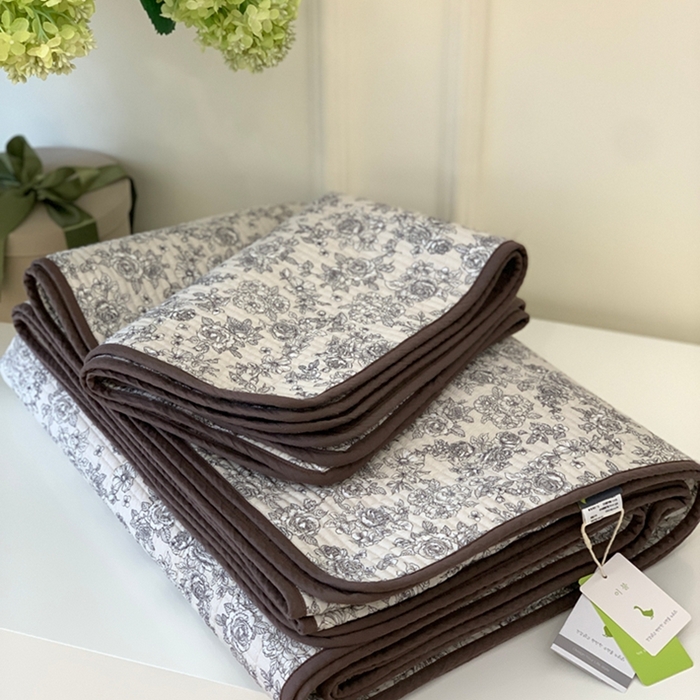 91家纺网 家纺一手货源 找家纺 （总）汇庭 2025新款亲肤舒适全棉纯棉床盖三件套