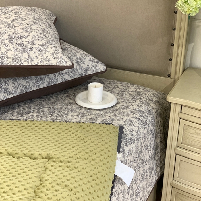 91家纺网 家纺一手货源 找家纺 （总）汇庭 2025新款亲肤舒适全棉纯棉床盖三件套