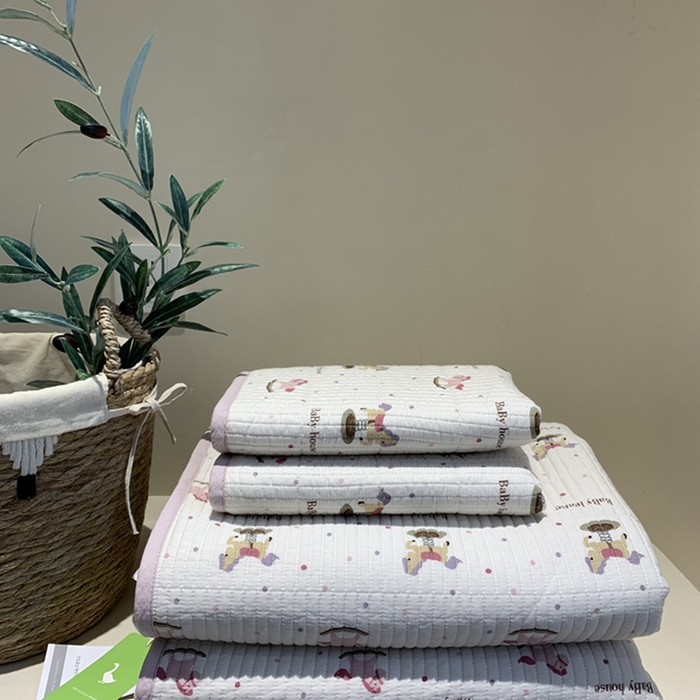 91家纺网 家纺一手货源 找家纺 （总）汇庭 2025新款亲肤舒适全棉纯棉床盖三件套