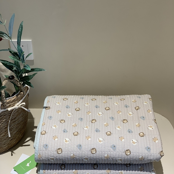 91家纺网 家纺一手货源 找家纺 汇庭 2025新款亲肤舒适全棉纯棉床盖三件套 彩虹豆