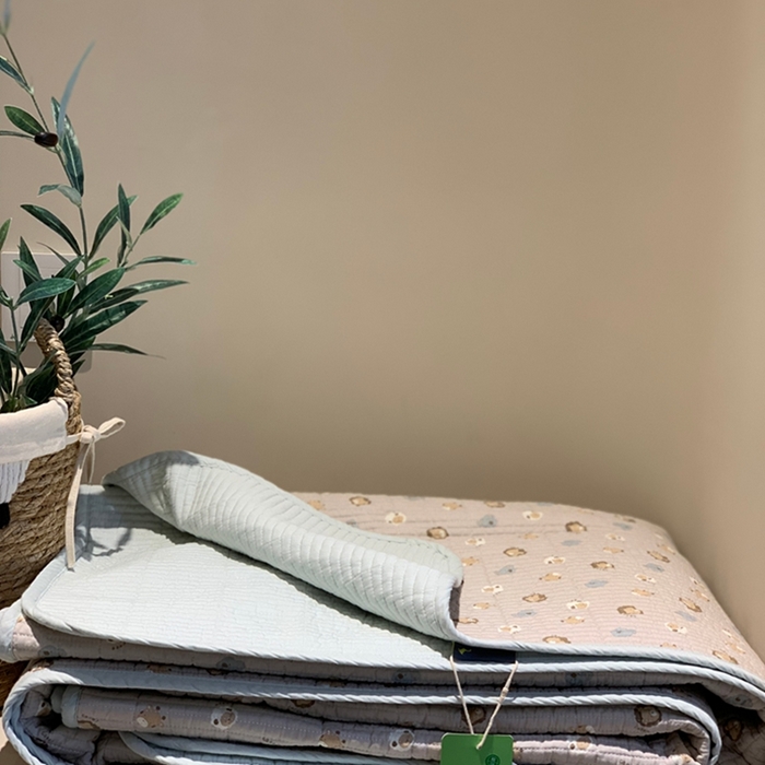 91家纺网 家纺一手货源 找家纺 汇庭 2025新款亲肤舒适全棉纯棉床盖三件套 彩虹豆