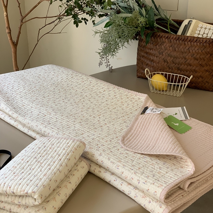 91家纺网 家纺一手货源 找家纺 汇庭 2025新款亲肤舒适全棉纯棉床盖三件套 蝶雅