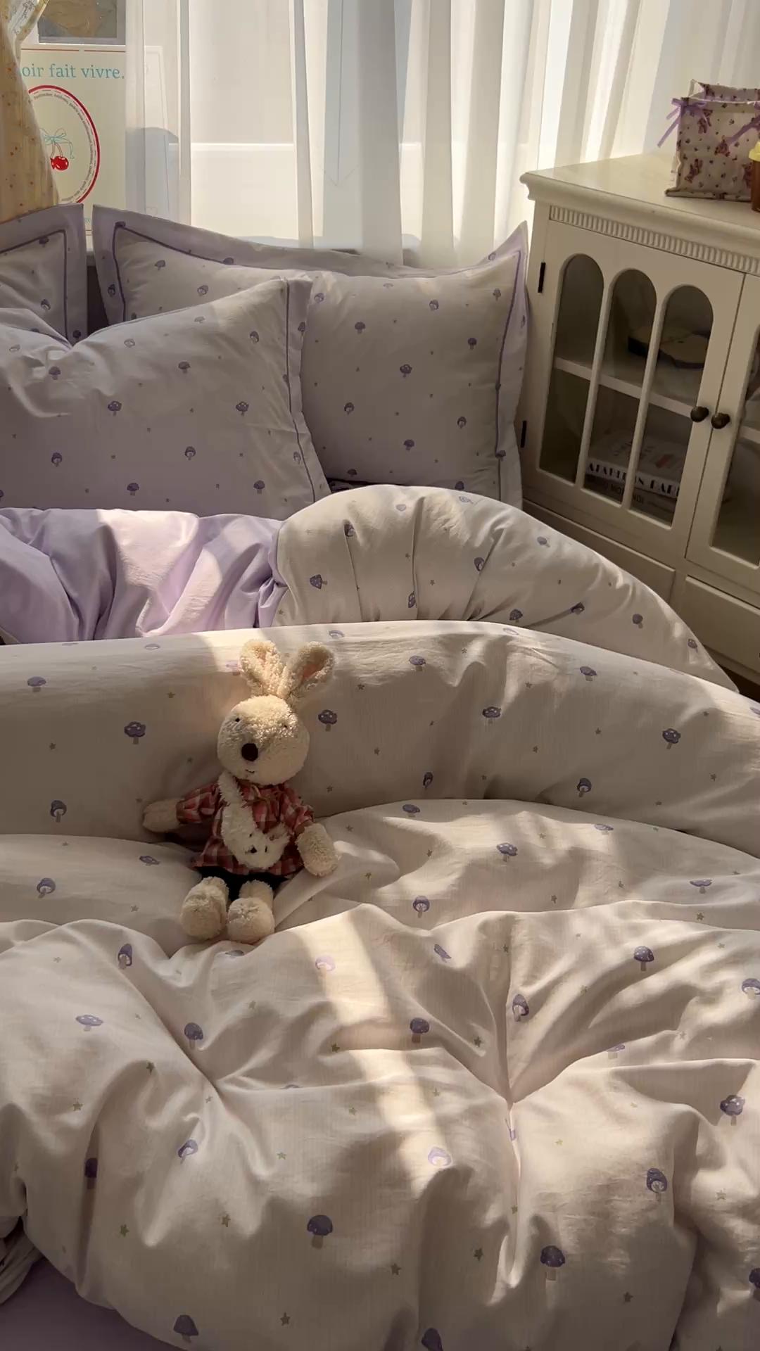 91家纺网 家纺一手货源 找家纺 亨通家纺 2025新款爆款韩国小布袋古法水洗棉云感棉四件套【提供买家秀】 温馨-咖