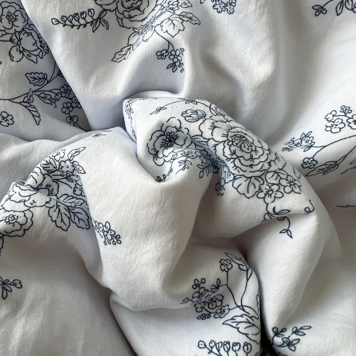 91家纺网 家纺一手货源 找家纺 亨通家纺 2025新款爆款韩国小布袋古法水洗棉云感棉四件套【提供买家秀】 香缇卡-蓝