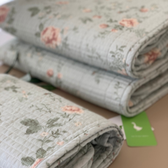 91家纺网 家纺一手货源 找家纺 汇庭 2025新款亲肤舒适全棉纯棉床盖三件套 玫瑰故事