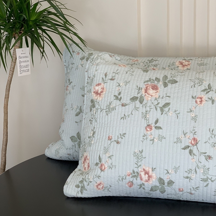 91家纺网 家纺一手货源 找家纺 汇庭 2025新款亲肤舒适全棉纯棉床盖三件套 玫瑰故事