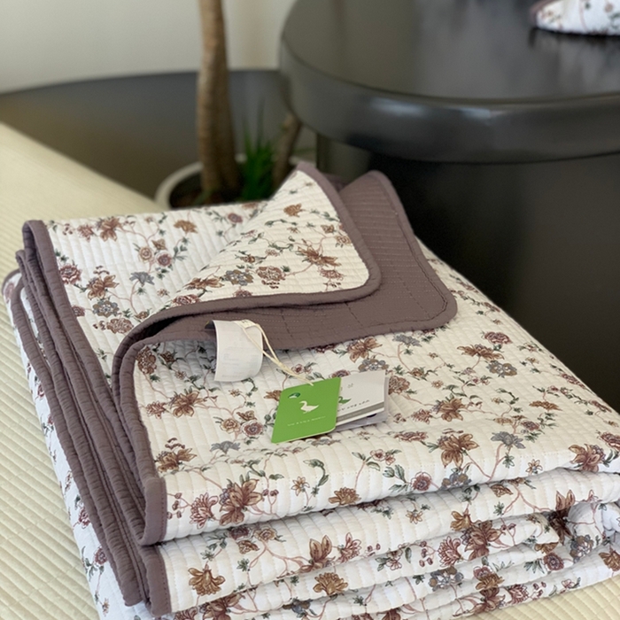 91家纺网 家纺一手货源 找家纺 汇庭 2025新款亲肤舒适全棉纯棉床盖三件套 纳亚紫