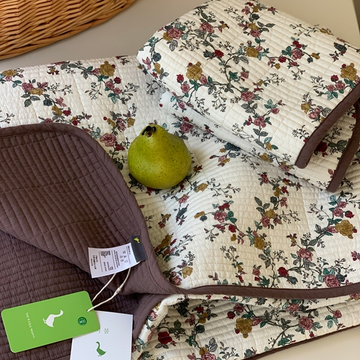 91家纺网 家纺一手货源 找家纺 汇庭 2025新款亲肤舒适全棉纯棉床盖三件套 奈雪