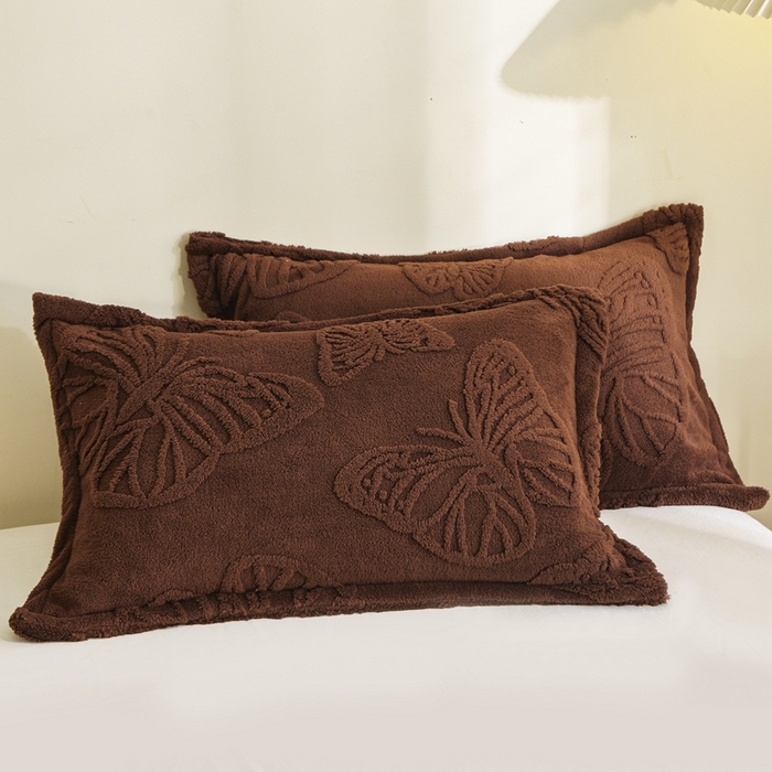 91家纺网 家纺一手货源 找家纺 （总）栩裕纺织 2024新款蝴蝶提花卷边款多功能毛毯