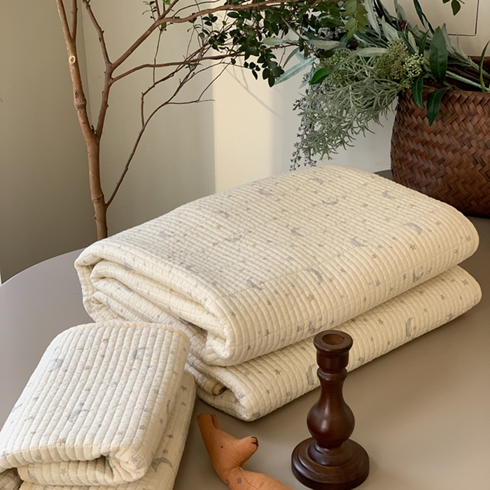 91家纺网 家纺一手货源 找家纺 汇庭 2025新款亲肤舒适全棉纯棉床盖三件套 幸运星