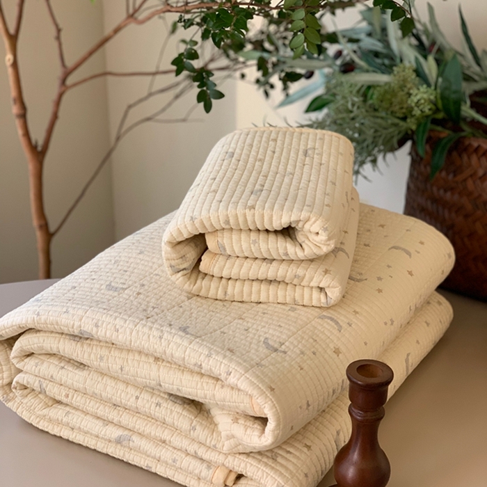 91家纺网 家纺一手货源 找家纺 汇庭 2025新款亲肤舒适全棉纯棉床盖三件套 幸运星