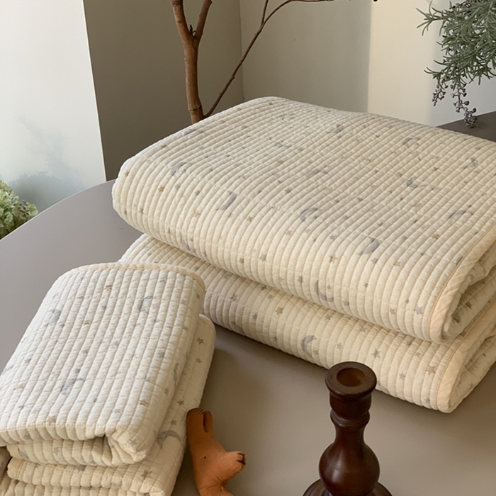 91家纺网 家纺一手货源 找家纺 汇庭 2025新款亲肤舒适全棉纯棉床盖三件套 幸运星