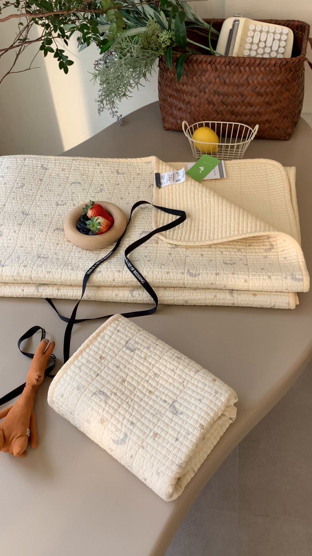 91家纺网 家纺一手货源 找家纺 汇庭 2025新款亲肤舒适全棉纯棉床盖三件套 幸运星