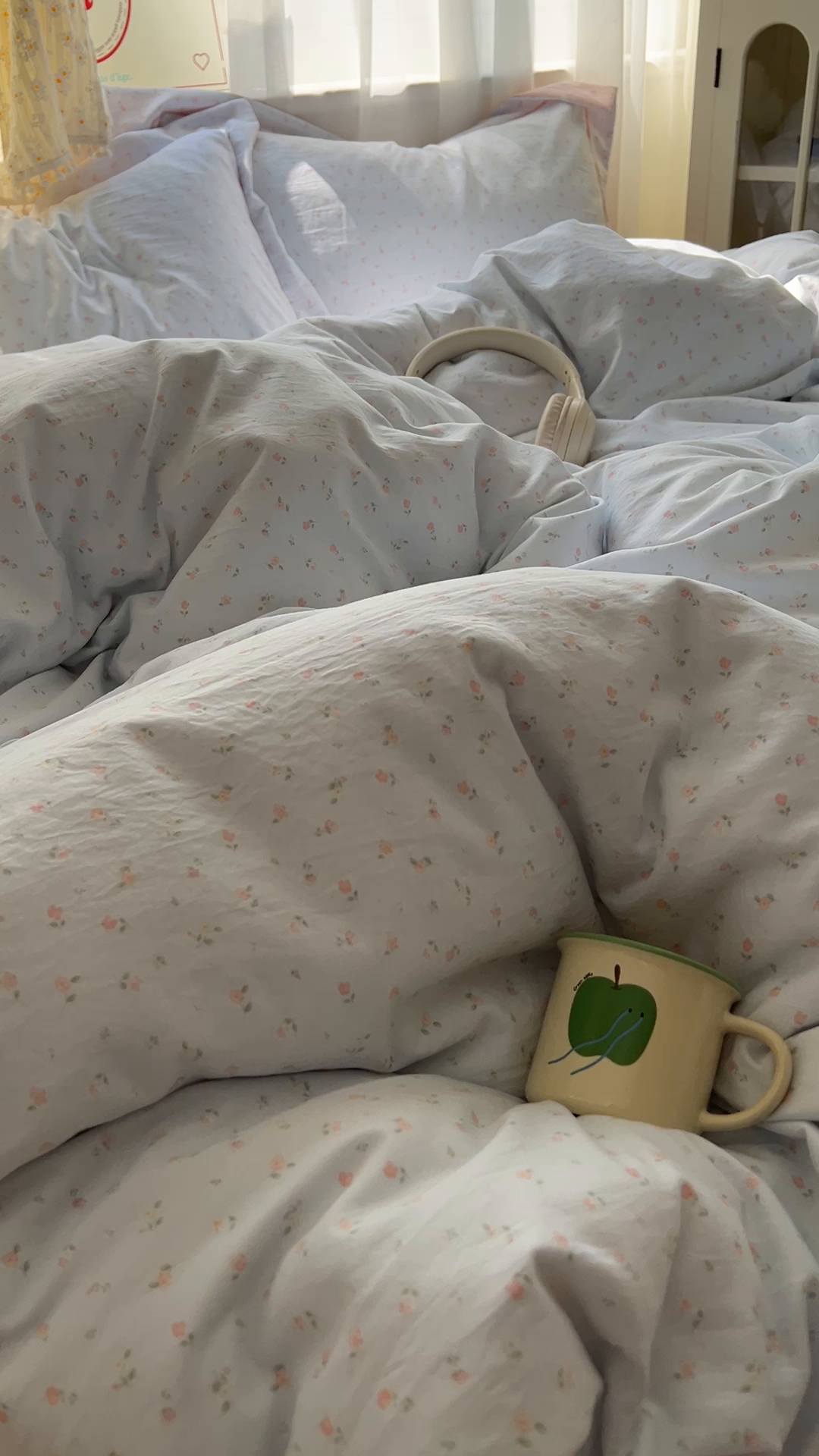 91家纺网 家纺一手货源 找家纺 亨通家纺 2025新款爆款韩国小布袋古法水洗棉云感棉四件套【提供买家秀】 紫琳-蓝