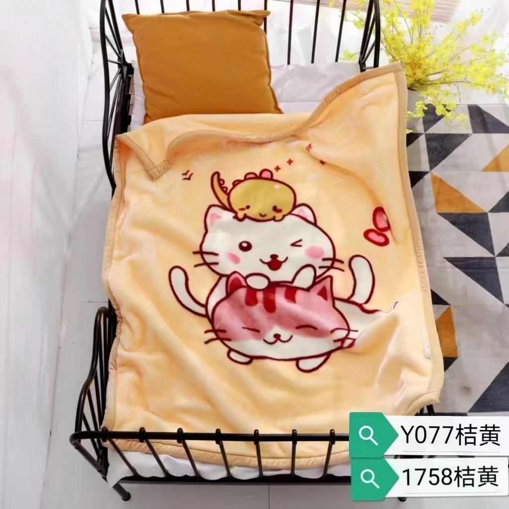 91家纺网 家纺一手货源 找家纺 （总）2025婴儿级A类儿童云毯幼儿园卡通毛毯超细柔婴童小毯子休闲沙发午睡办公室用毯（外贸跨境电商毯子）
