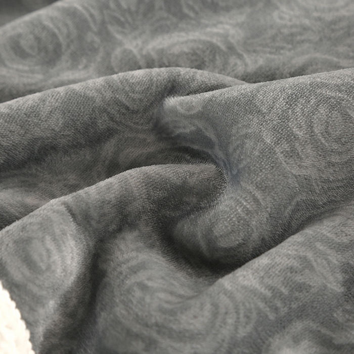 91家纺网 家纺一手货源 找家纺 栩裕纺织 2025新款富贵绒羊羔绒多功能毛毯盖毯 灰色