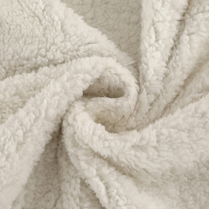 91家纺网 家纺一手货源 找家纺 栩裕纺织 2025新款富贵绒羊羔绒多功能毛毯盖毯 灰色