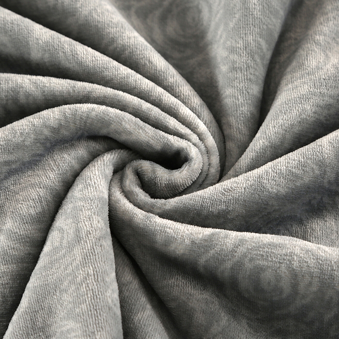 91家纺网 家纺一手货源 找家纺 栩裕纺织 2025新款富贵绒羊羔绒多功能毛毯盖毯 灰色