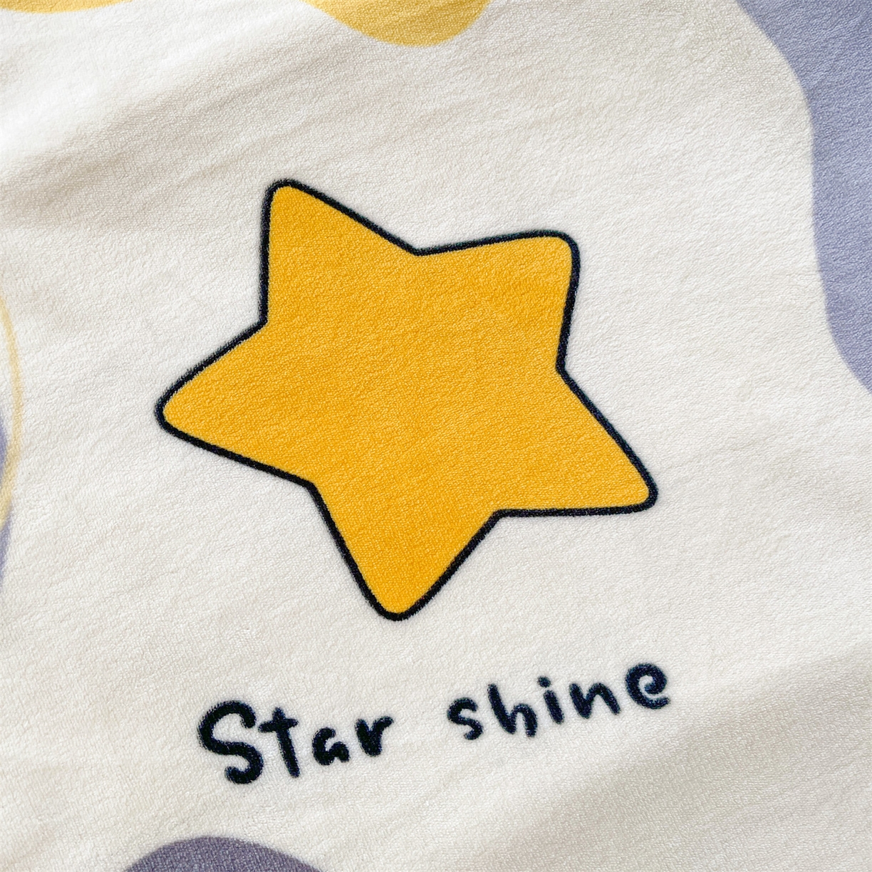 91家纺网 家纺一手货源 找家纺 雯豆家纺 2025新款双面暖绒多功能被套毯盖毯毯子 斑点星星