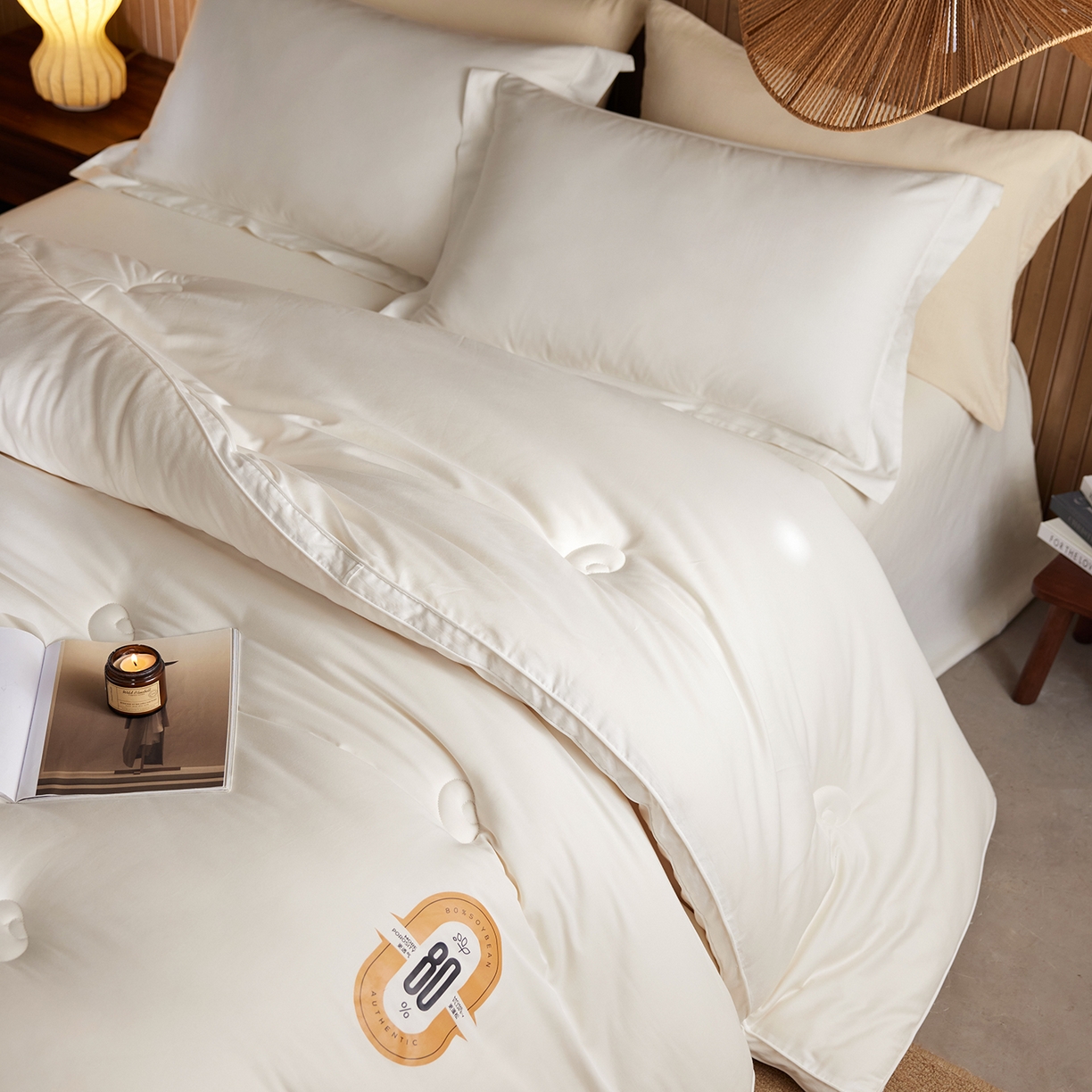 91家纺网 家纺一手货源 找家纺 （总）安莱生活 2025新款80%李官奇铂金大豆被被子被芯（会员-10/礼盒包装 配快递盒 不要礼盒快递盒-15）