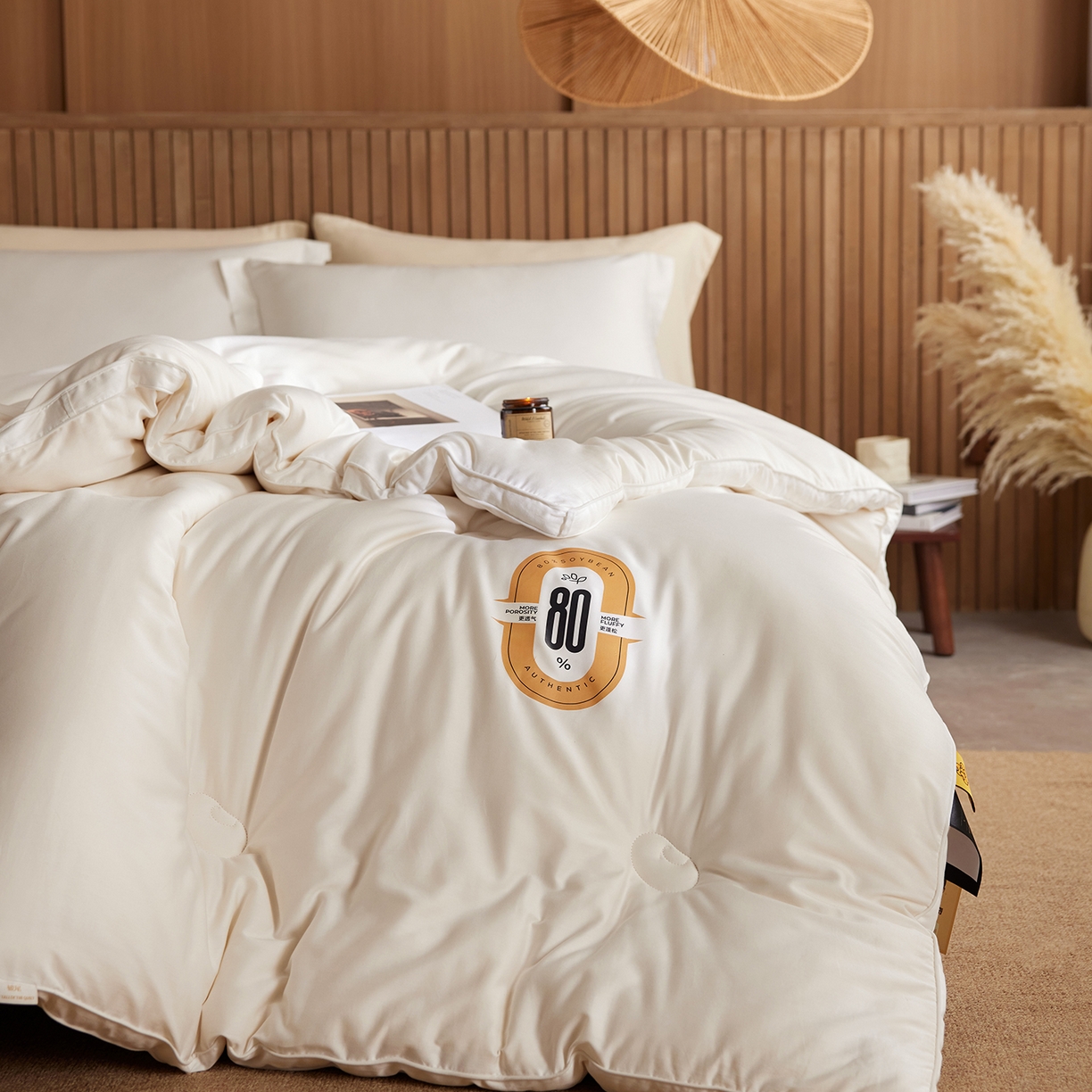 91家纺网 家纺一手货源 找家纺 安莱生活 2025新款80%李官奇铂金大豆被被子被芯（会员-10/礼盒包装 配快递盒 不要礼盒快递盒-15） 冬被