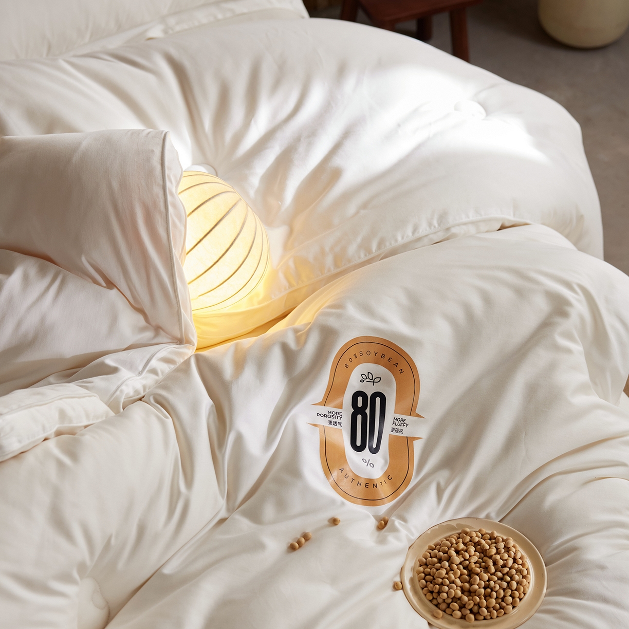 91家纺网 家纺一手货源 找家纺 安莱生活 2025新款80%李官奇铂金大豆被被子被芯（会员-10/礼盒包装 配快递盒 不要礼盒快递盒-15） 冬被