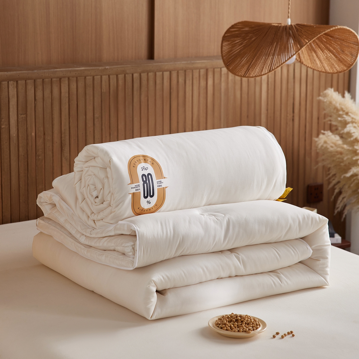 91家纺网 家纺一手货源 找家纺 安莱生活 2025新款80%李官奇铂金大豆被被子被芯（会员-10/礼盒包装 配快递盒 不要礼盒快递盒-15） 子母被