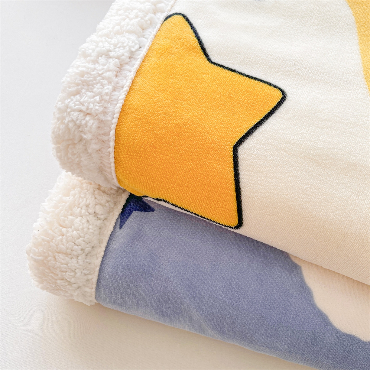 91家纺网 家纺一手货源 找家纺 雯豆家纺 2025新款双面暖绒多功能被套毯盖毯毯子 组合图仅供展示不可下单