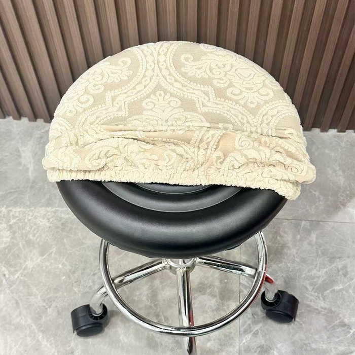 91家纺网 家纺一手货源 找家纺 （总）逐日沙发套 2025新款提花绒针织款圆凳套-欧艺