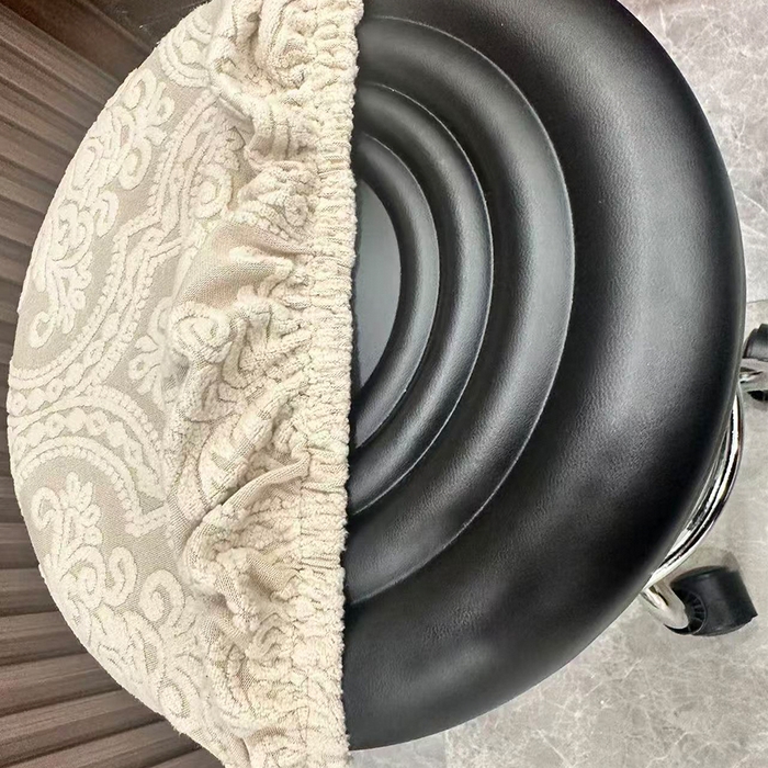 91家纺网 家纺一手货源 找家纺 （总）逐日沙发套 2025新款提花绒针织款圆凳套-欧艺