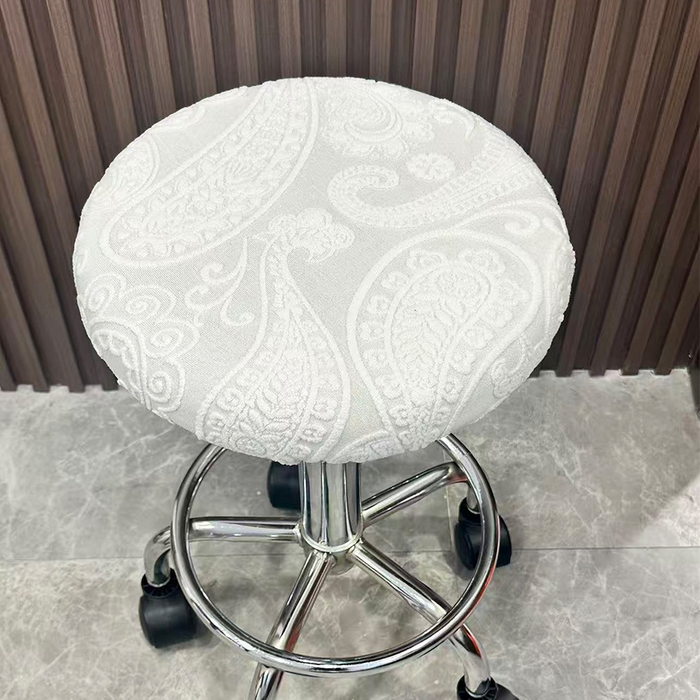 91家纺网 家纺一手货源 找家纺 （总）逐日沙发套 2025新款提花绒针织款圆凳套-古罗