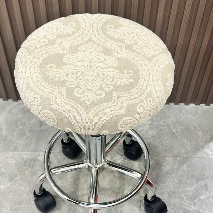 91家纺网 家纺一手货源 找家纺 （总）逐日沙发套 2025新款提花绒针织款圆凳套-欧艺