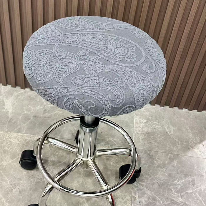 91家纺网 家纺一手货源 找家纺 （总）逐日沙发套 2025新款提花绒针织款圆凳套-古罗