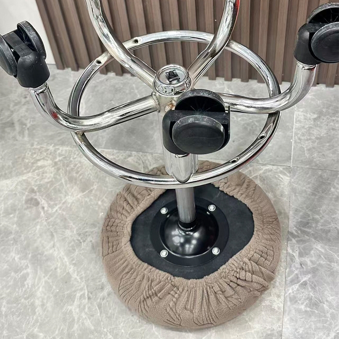 91家纺网 家纺一手货源 找家纺 （总）逐日沙发套 2025新款提花绒针织款圆凳套-叶沙