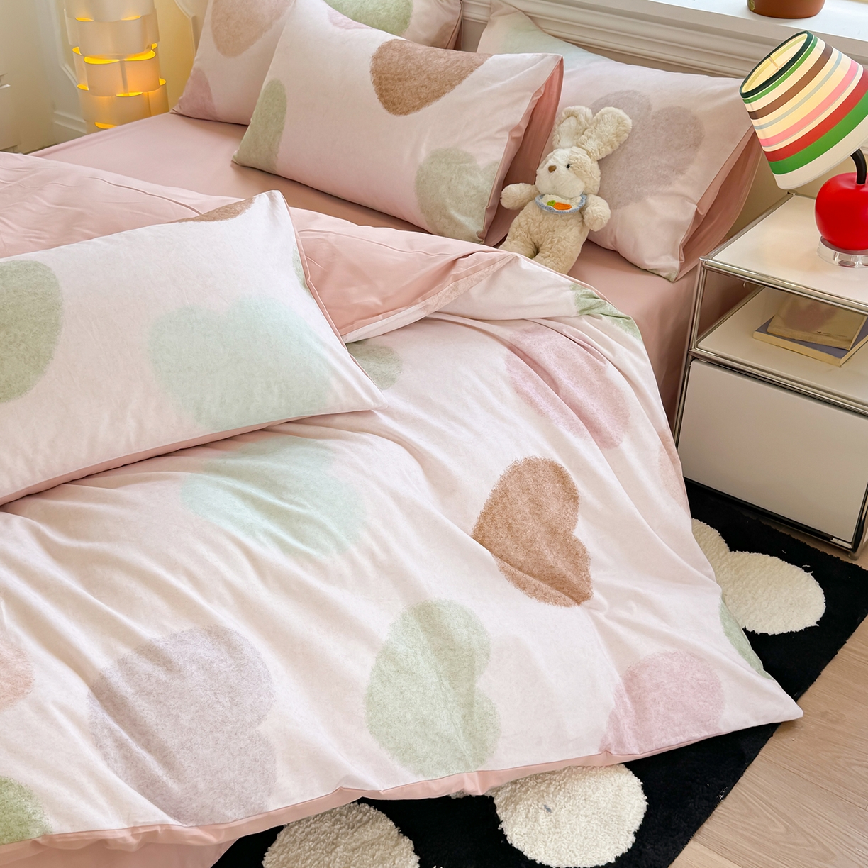 91家纺网 家纺一手货源 找家纺 （总）千朵 2025新款全棉磨毛印花四件套