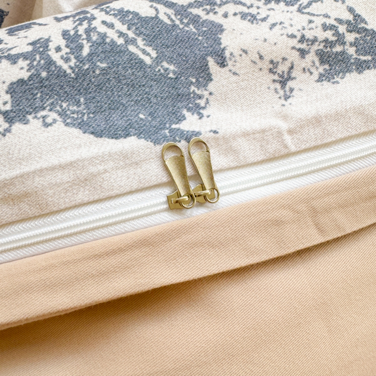 91家纺网 家纺一手货源 找家纺 千朵 2025新款全棉磨毛印花四件套 梵庭