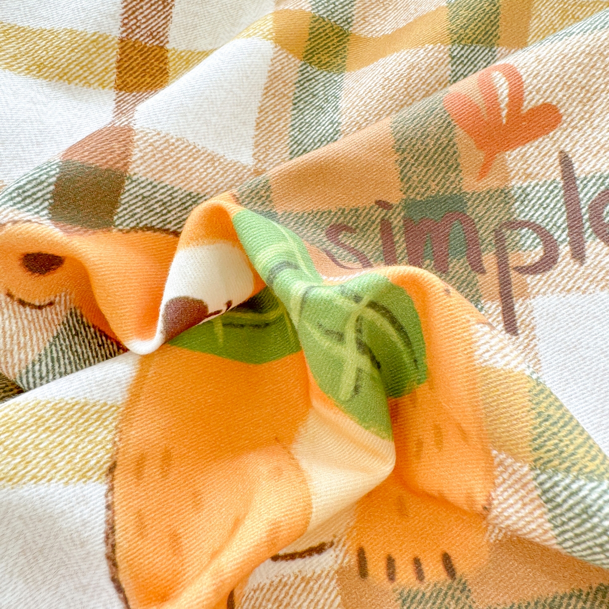 91家纺网 家纺一手货源 找家纺 千朵 2025新款全棉磨毛印花四件套 憨憨熊