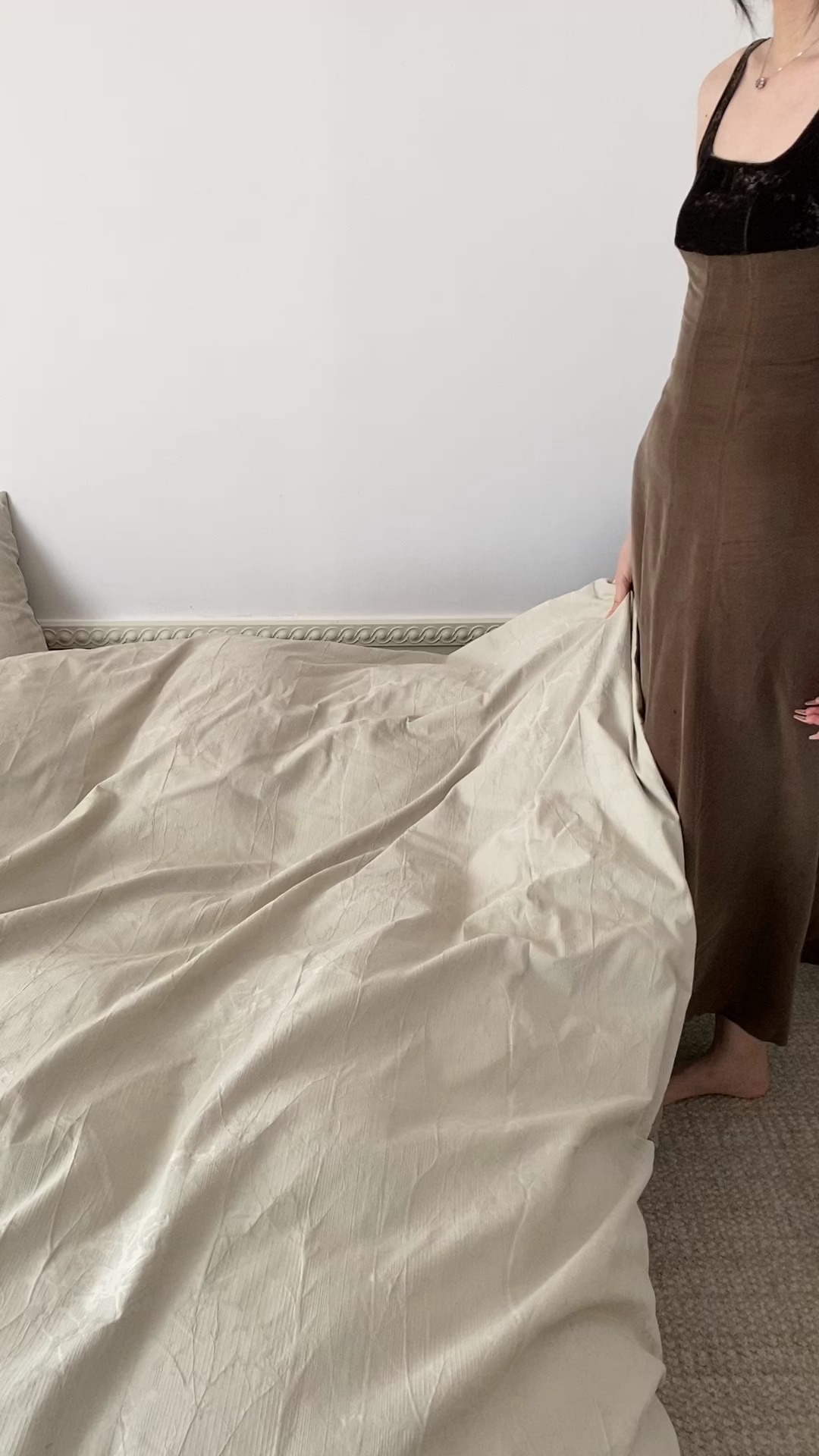 91家纺网 家纺一手货源 找家纺 玉宇阁家居 2025秋冬新品60s色织全棉磨毛大提花四件套-绑带款 绑带款-青白玉