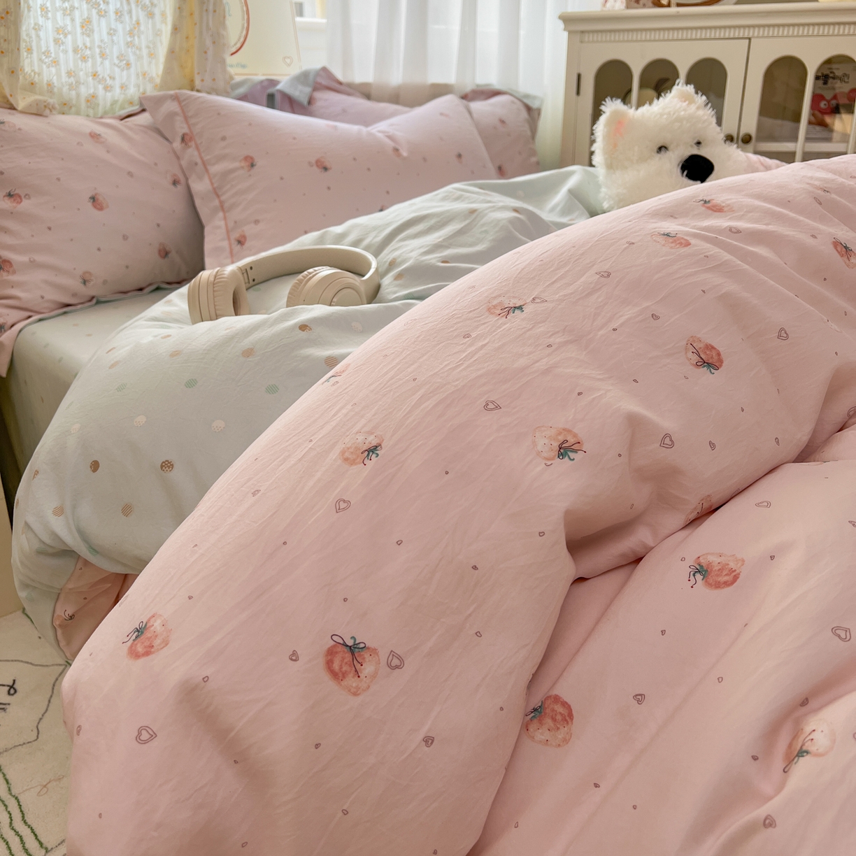 91家纺网 家纺一手货源 找家纺 （总）亨通家纺 2026新款古法水洗棉花边夹棉床盖单床盖床盖单件