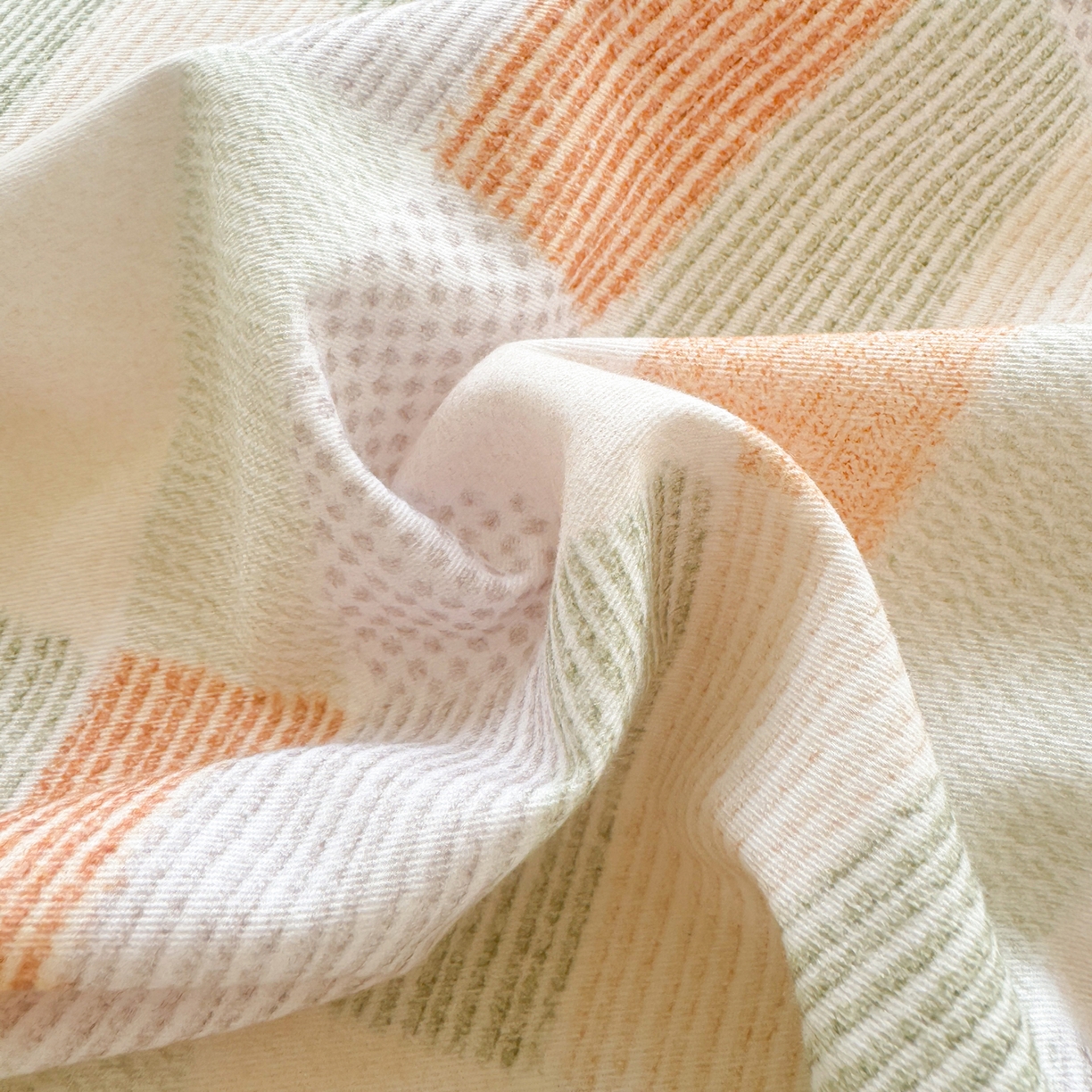 91家纺网 家纺一手货源 找家纺 千朵 2025新款全棉磨毛印花四件套 闲偶