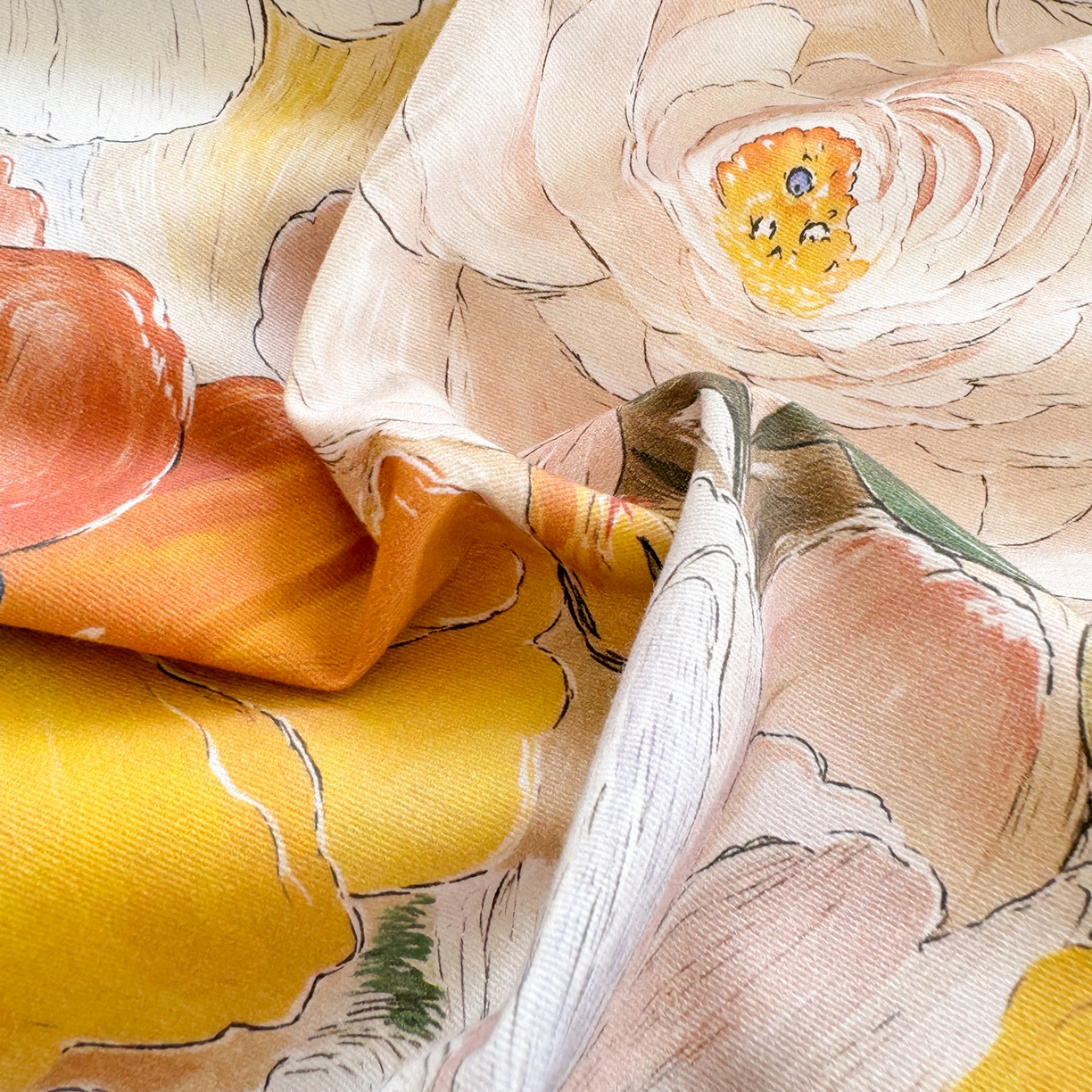 91家纺网 家纺一手货源 找家纺 千朵 2025新款全棉磨毛印花四件套 晓春集