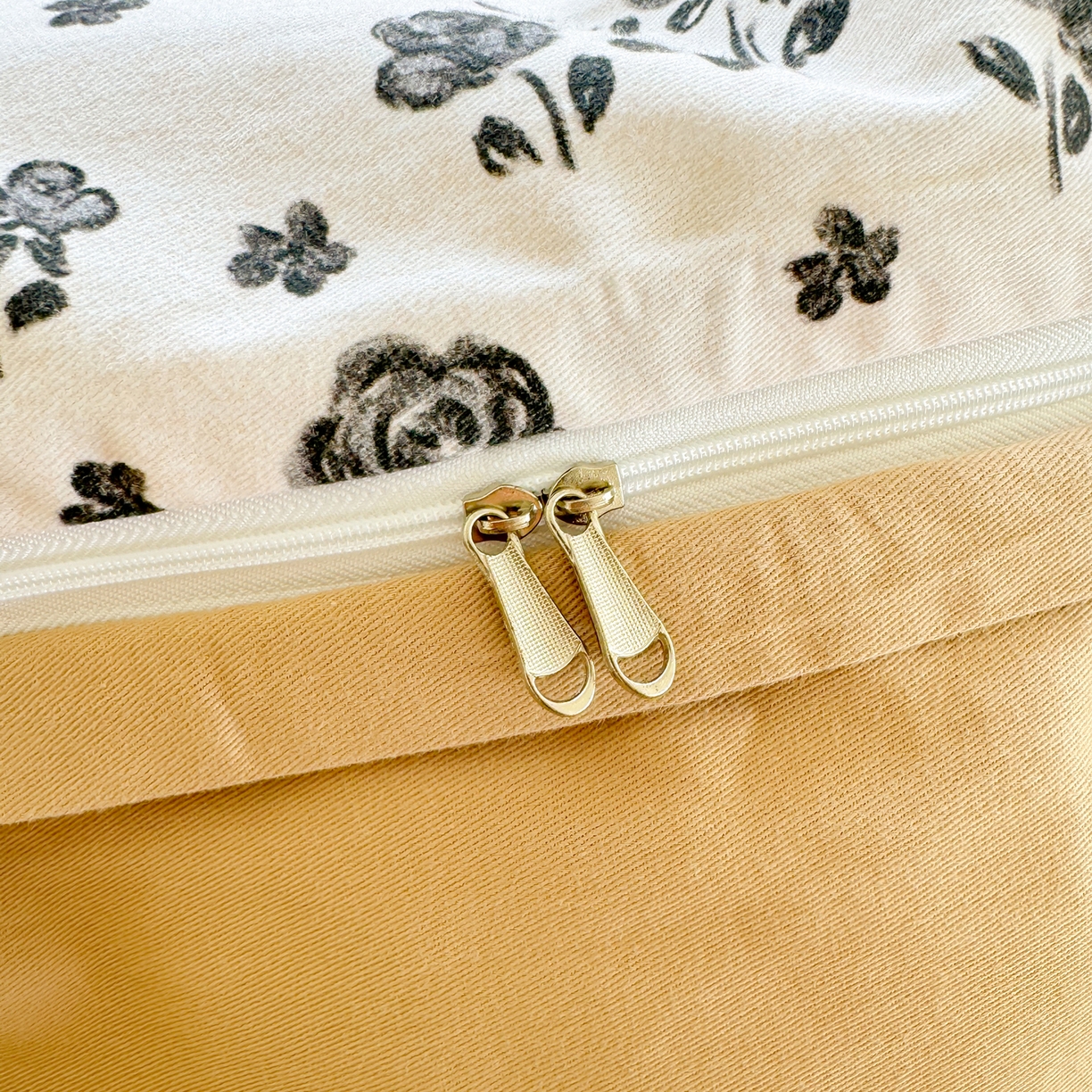 91家纺网 家纺一手货源 找家纺 千朵 2025新款全棉磨毛印花四件套 语棠米