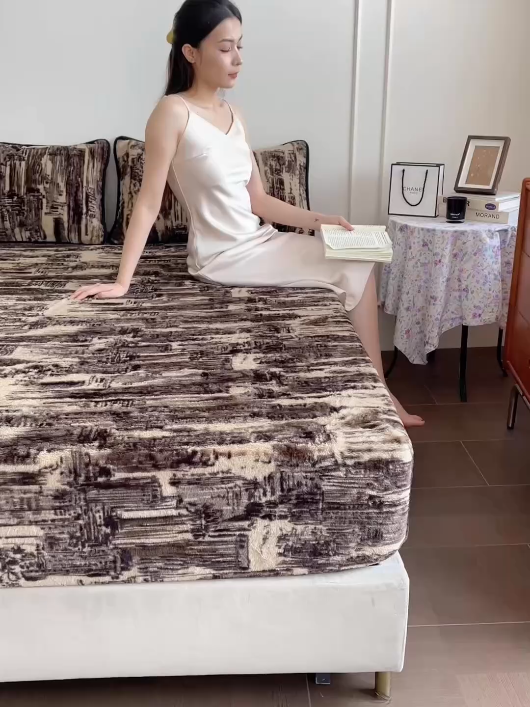 91家纺网 家纺一手货源 找家纺 库里梦家纺 2025直播网红爆款加厚兔兔绒床笠单件床笠单品床笠枕套三件套跨境床笠 印象派