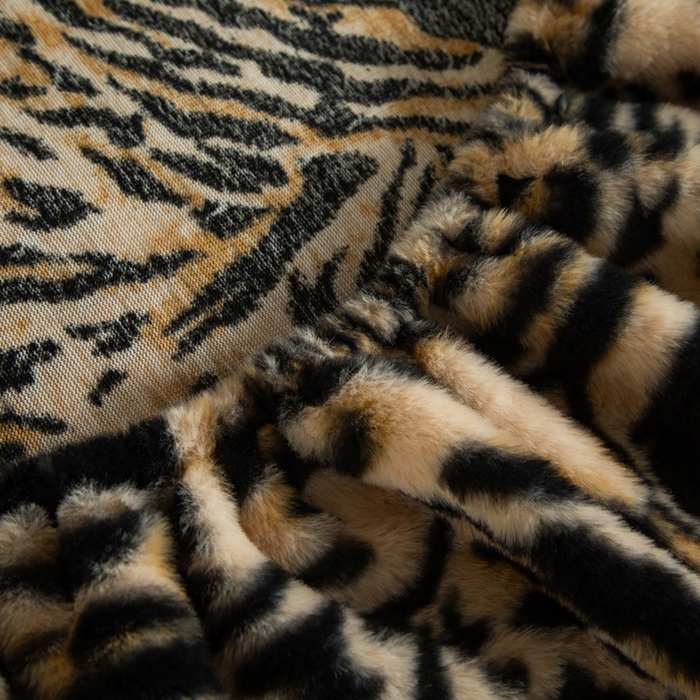 91家纺网 家纺一手货源 找家纺 库里梦家纺 2025直播网红爆款加厚兔兔绒床笠单件床笠单品床笠枕套三件套跨境床笠 豹点纹