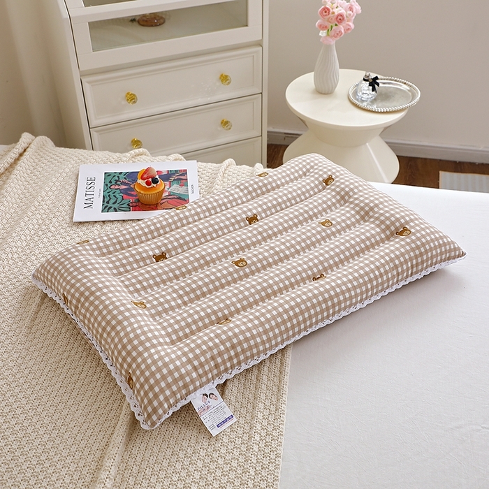 91家纺网 家纺一手货源 找家纺 卓昌枕芯 2025新款定型蕾丝磨毛花边枕枕头枕芯 组合图仅供展示不可下单