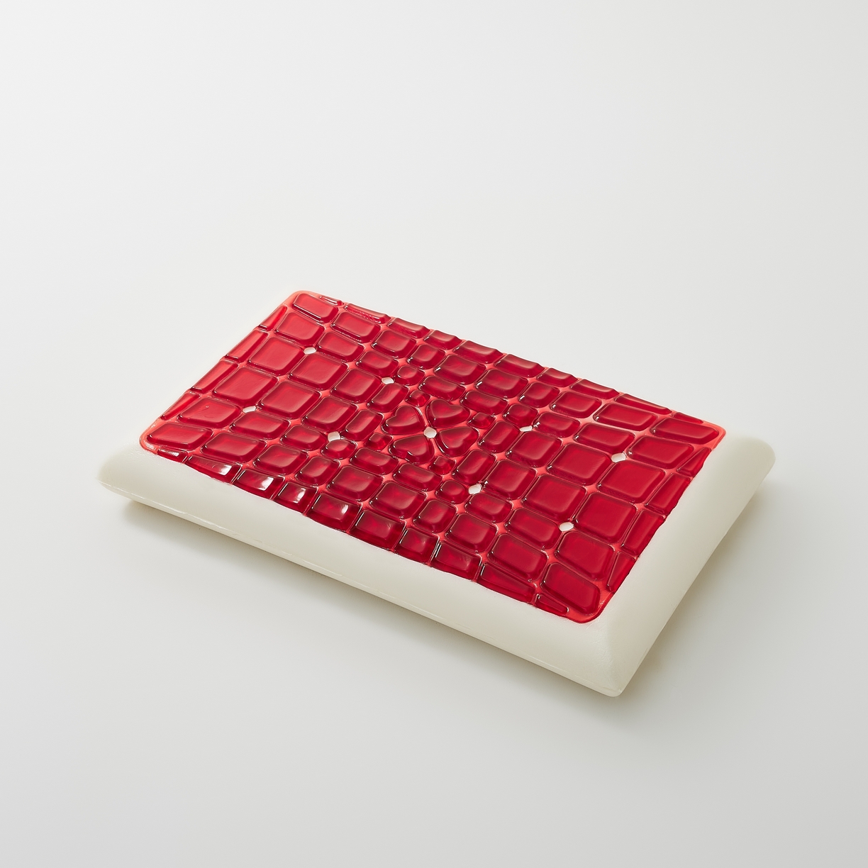 91家纺网 家纺一手货源 找家纺 境月枕芯坊 2025新款冰玉喜运凝胶枕 枕头枕芯 喜运凝胶枕