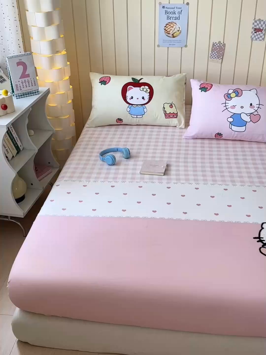 91家纺网 家纺一手货源 找家纺 一霖家纺 2025新款高克重云朵棉毛巾绣床笠 小红书热推 床笠款毛巾绣-BIUBIU猫