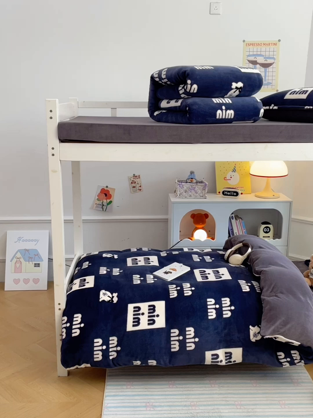 91家纺网 家纺一手货源 找家纺 锦润家纺 2025新款亲肤舒适牛奶绒三件套学生三件套上下铺三件套宿舍三件套 minmin