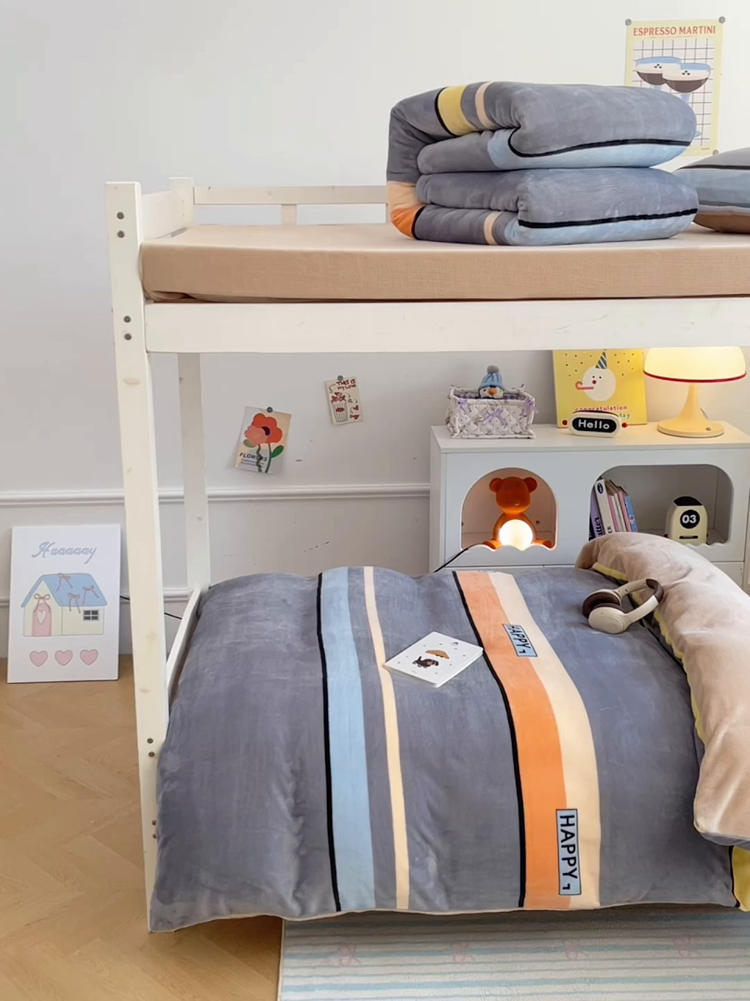 91家纺网 家纺一手货源 找家纺 锦润家纺 2025新款亲肤舒适牛奶绒三件套学生三件套上下铺三件套宿舍三件套 巴克斯